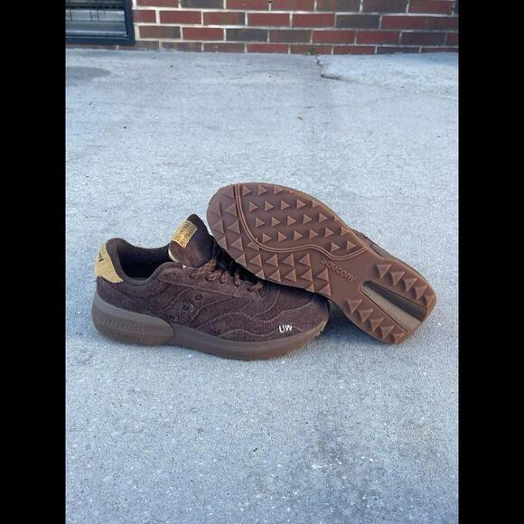 Saucony Jazz NXT x Universal Works Brown Mens Sz 8 FLAWLESS - Picture 7 of 7